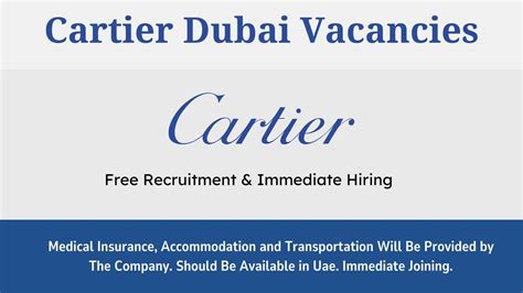 cartier vacancies.